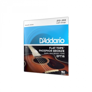 D #8242;Addario EFT-16 Flat Top Saiten fr Westerngitarre