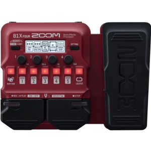 ZooM B1X Four Multi-Effektpedal fr E-Bass