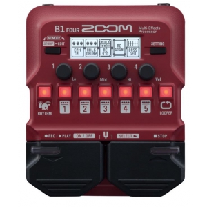 ZooM B1 Four Multi-Effektpedal für E-Bass