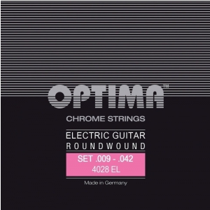 Optima D4 (674664) E-Gitarren-Saiten Chrome Strings Round Wound D4