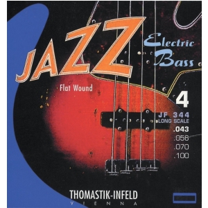 Thomastik JF32070 (682703) Bassgitarren-Saiten Jazz Bass Seria Nickel Flat Wound Roundcore .070