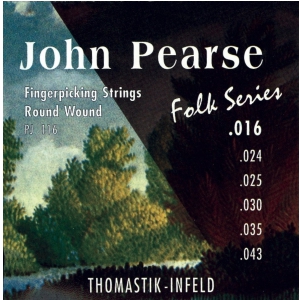 Thomastik (656691) John Pearse Folk Series Konzertgitarren-Saite - E1 .016