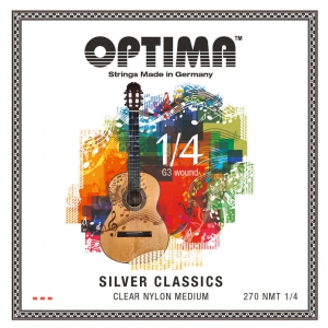 Optima (654557) 270NMT-1/4 Konzertgitarren-Saiten SILVER CLASSICS - Set 1/4