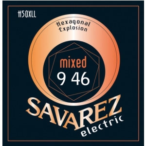 Savarez Mixed (676517) E-Gitarren-Saiten Hexagonal Explosion Nickel Mixed .009-.046