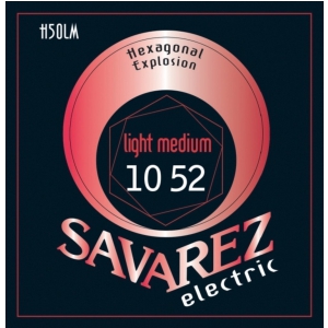Savarez Med-Light (676547) E-Gitarren-Saiten Hexagonal Explosion Nickel Med-Light .010-.052