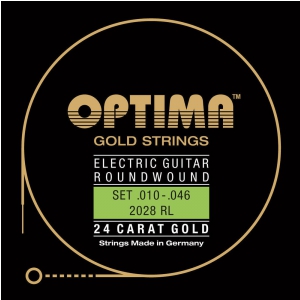 Optima 2028RL (674627) E-Gitarren-Saiten Gold Strings Round Wound Set