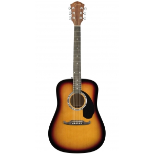 Fender FA-125 Dreadnought SB WN Westerngitarre mit GigBag
