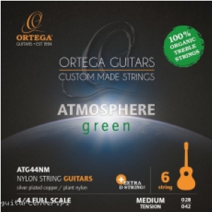 Ortega ATG44NM Atmosphere Green Medium Konzertgitarren-Saiten
