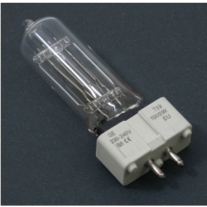 GE T19 230V/1000W GX9.5 halogen Glhbirne