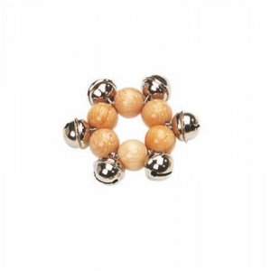 Rohema Percussion 61580 Schellenarmband mit 6 Schellen, Schlaginstrument