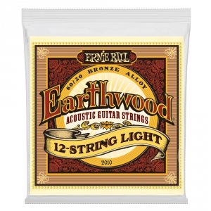 Ernie Ball 2010 Earthwood 12′s Light Saitensatz 12-saitige Westerngitarre 9-46