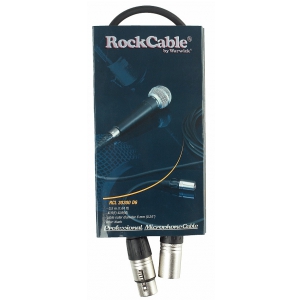 RockCable Mikrofon-Kabel   - XLRm / XLR - 3 m / 9.8 ft.