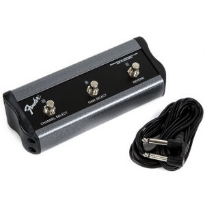 Fender 3-Button Footswitch: Channel /Gain / Reverb With 1/4″ Jack
