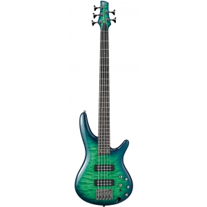 Ibanez SR 405 EQM-SLG Surreal Blue Burst Gloss 5-saitige Bassgitarre