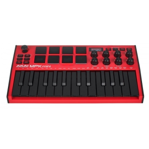 AKAI Professional MPK Mini MK3 keyboard controller, rot