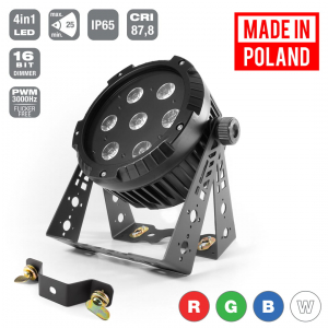 Flash Pro Led Par 64 7x10w Rgbw 4in1 Ip65 Mk2 Alu Housing Wireless Dmx (Cc)