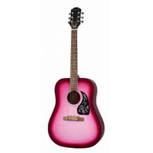 Epiphone Starling Square Shoulder Hot Pink Pearl Westerngitarre