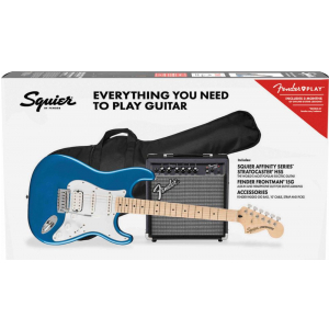 Fender Affinity Series Stratocaster HSS Lake Placid Blue Pack