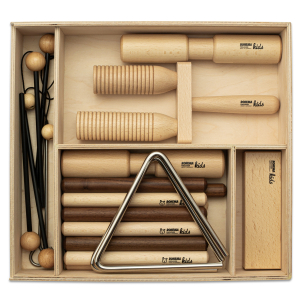 Rohema Percussion 61549 Percussion Set 1 Reihe von Schlaginstrumenten
