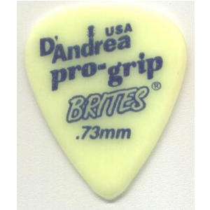 D′Andrea 351 Pro Grip Brites 0.73mm Plektrum