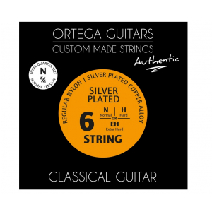 Ortega NYA34N Regular Nylon 3/4 Authentic Normal Tension klassische Gitarrensaiten