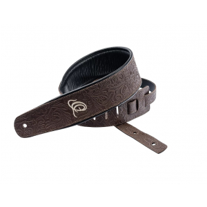 Ortega OSBY-2 Byzantine Cocoa Gitarrengurt aus Leder