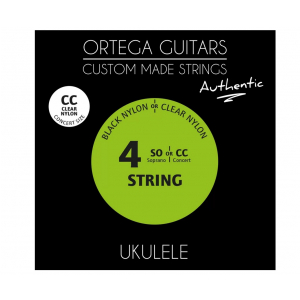 Ortega UKA-CC Clear Nylon Authentic Saiten fr Konzert-Ukulele
