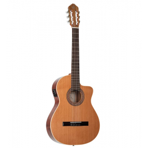 Ortega RCE180G Konzertgitarre (mit Tonabnehmer) + GigBag