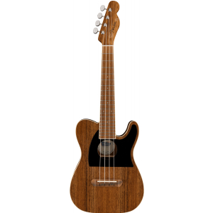Fender Fullerton Tele Uke All Ovangkol Konzert-Ukulele