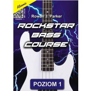 Rowan J. Parker ″Rockstar bass course poziom 1″ Musikbuch
