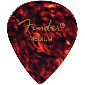 Fender Tortoise Shell, 551 Shape, Medium, Plektrum
