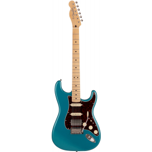 Fender Made in Japan Limited Run Hybrid II Stratocaster HSS Reverse Telecaster Headstock Ocean Turquoise Metallic E-Gitarre