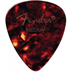 Fender Classic Celluloid Picks Shell 451 Plektren-Set, 12er Pack