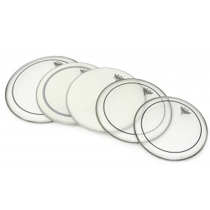 Remo Pinstripe set (10, 12, 14″) + 14″ Ambassador