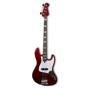 Lakland Skyline 44-60 Custom Bass, 4-String - Candy Apple Red Gloss