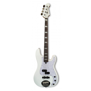 Lakland Skyline 44-64 Custom Bass, 4-String - White Gloss
