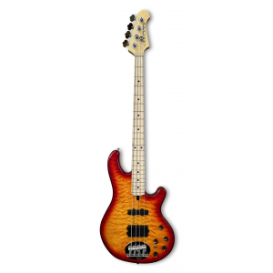 Lakland Skyline 44-02 Deluxe Bass, 4-String - Quilted Maple Top, Cherry Sunburst Gloss