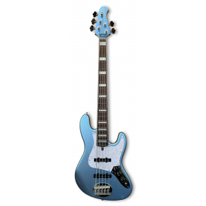 Lakland Skyline 55-60 Custom Bass, 5-String - Lake Placid Blue Gloss