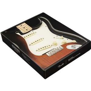 Fender Pre-Wired Strat Pickguard, Custom Shop ′69 SSS Parchment