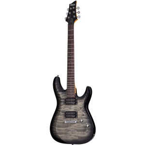 Schecter  C-6 Plus Charcoal Burst  electric guitar