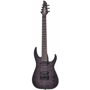 Schecter USA Custom Merrow KM-7 MKIII Pro Trans Black  electric guitar
