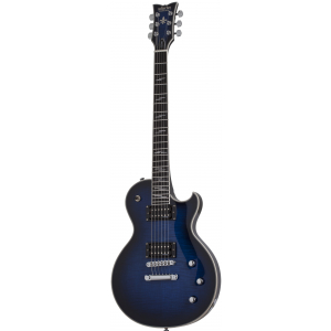 Schecter Solo-II Supreme See Thru Blue Burst electric guitar