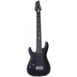 Schecter 1188 Damien Platinum-8 Satin Black gitara elektryczna leworczna