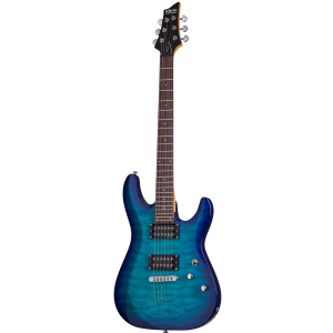 Schecter C-6 Plus Ocean Blue Burst  electric guitar