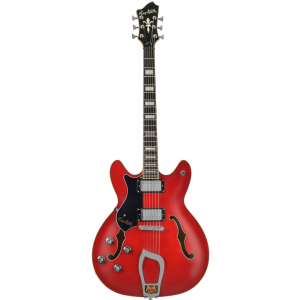 Hagstrom Viking Transparent Cherry LH gitara elektryczna, leworczna