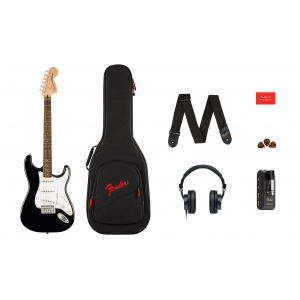 Fender Affinity Series Stratocaster Mustang Micro Pack Black