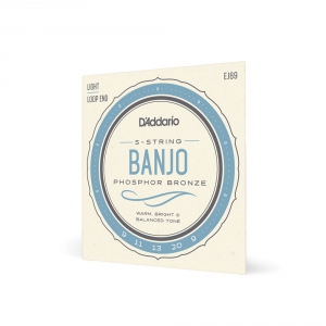 D #8242;Addario J 69 Saiten für Banjo
