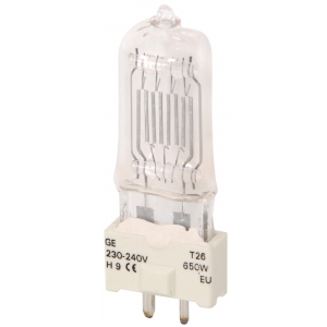 GE 230V / 650W GCT T/26 GY9,5  Glhbirne