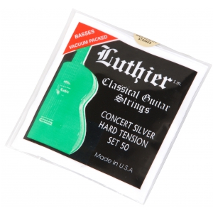 Luthier 50 concert silver hard tension Saitensatz fr Konzertgitarre