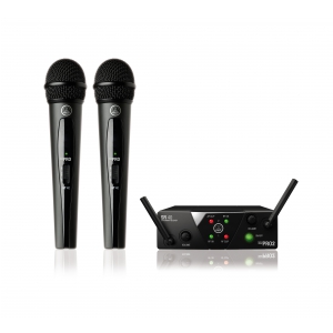 AKG WMS40 mini dual Vocal Set US45 A/C drahtloses Mikrofon